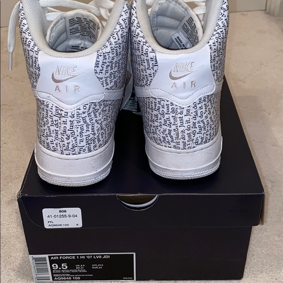 Nike Air Force 1 High Just Do It “White” - Picture 4 of 7